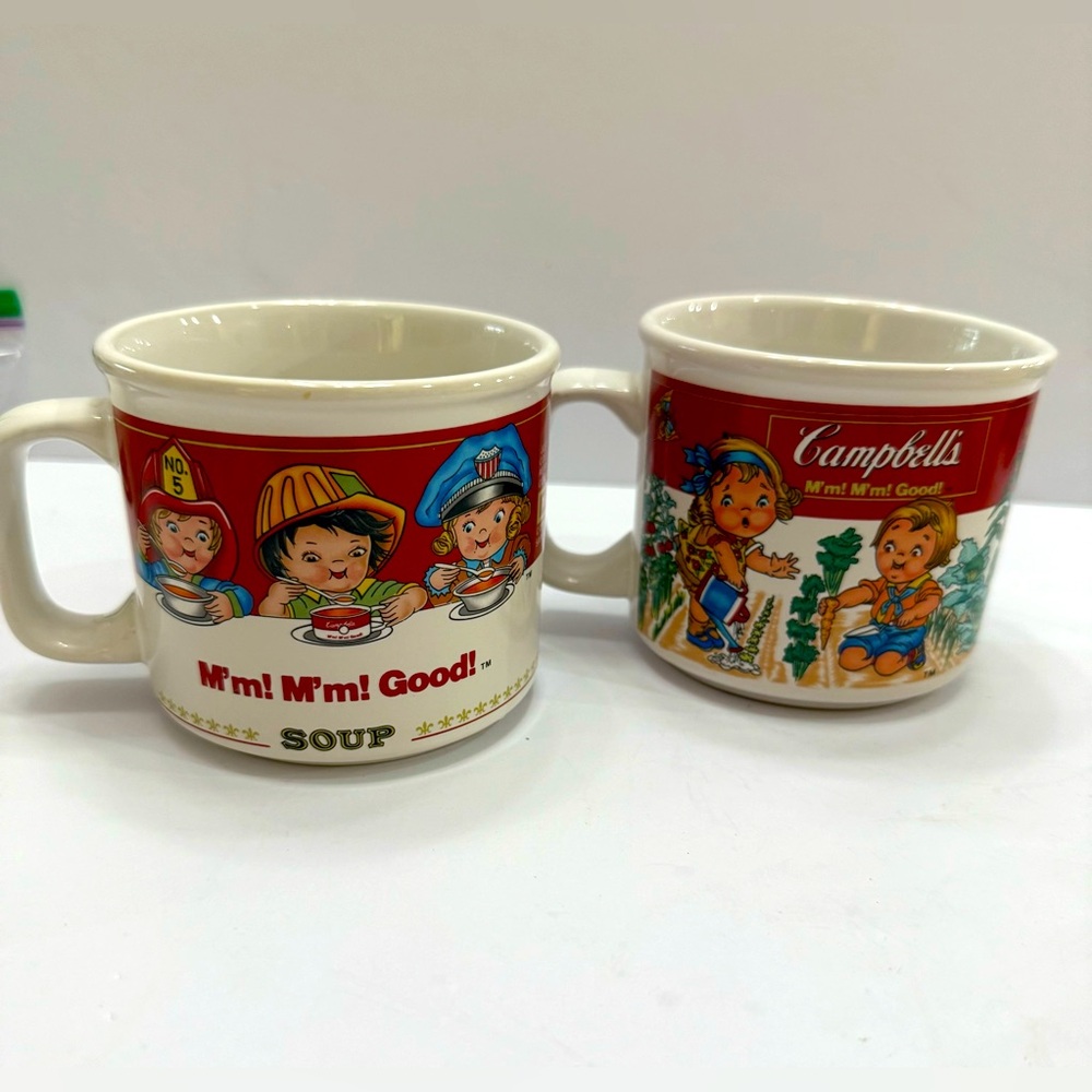 Vintage 1997 Campbells Soup Mug lot of 2